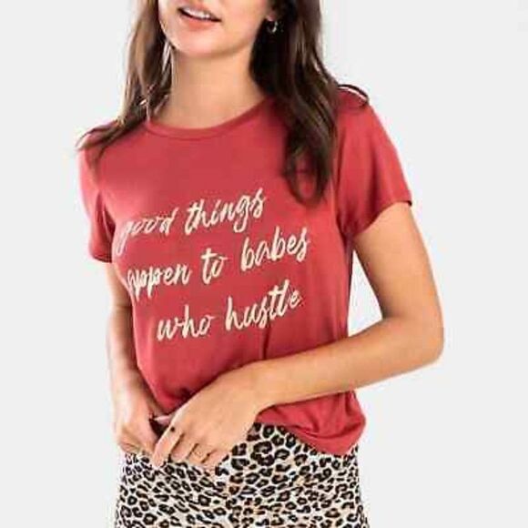 Women’s cropped shirt (large) babes who hustle - Picture 1 of 4